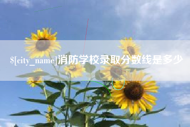 温县消防学校录取分数线是多少