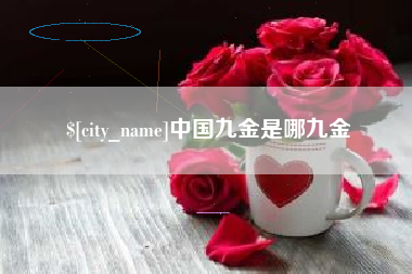 温县中国九金是哪九金