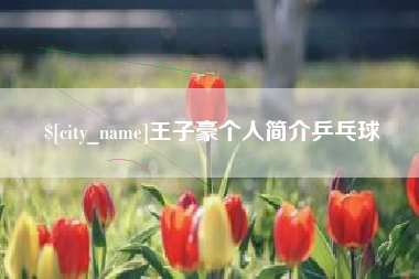 温县王子豪个人简介乒乓球