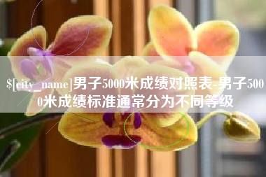 温县男子5000米成绩对照表-男子5000米成绩标准通常分为不同等级