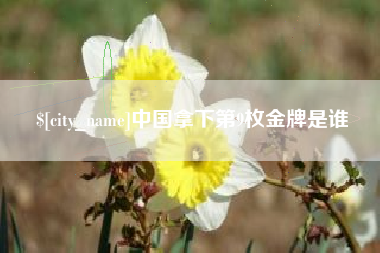 温县中国拿下第9枚金牌是谁