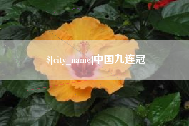 温县中国九连冠