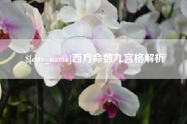 温县西方命数九宫格解析