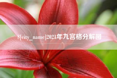 温县2021年九宫格分解图