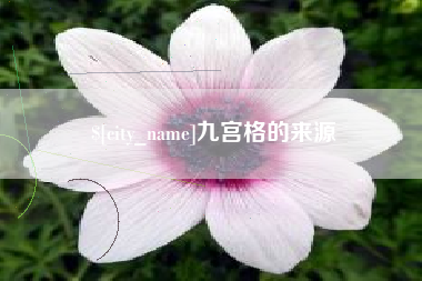温县九宫格的来源