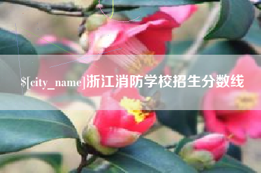 温县浙江消防学校招生分数线