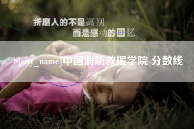 温县中国消防救援学院 分数线