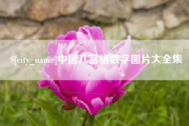 温县中国九宫格数字图片大全集