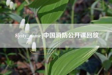 温县中国消防公开课回放