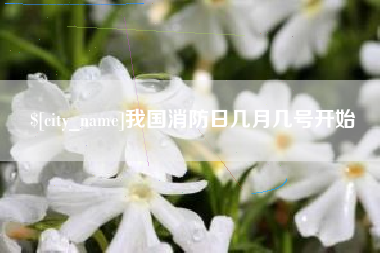 温县我国消防日几月几号开始