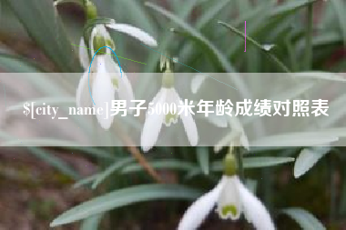 温县男子5000米年龄成绩对照表