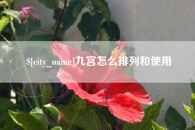 温县九宫怎么排列和使用