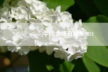 温县中国金牌有哪些2021
